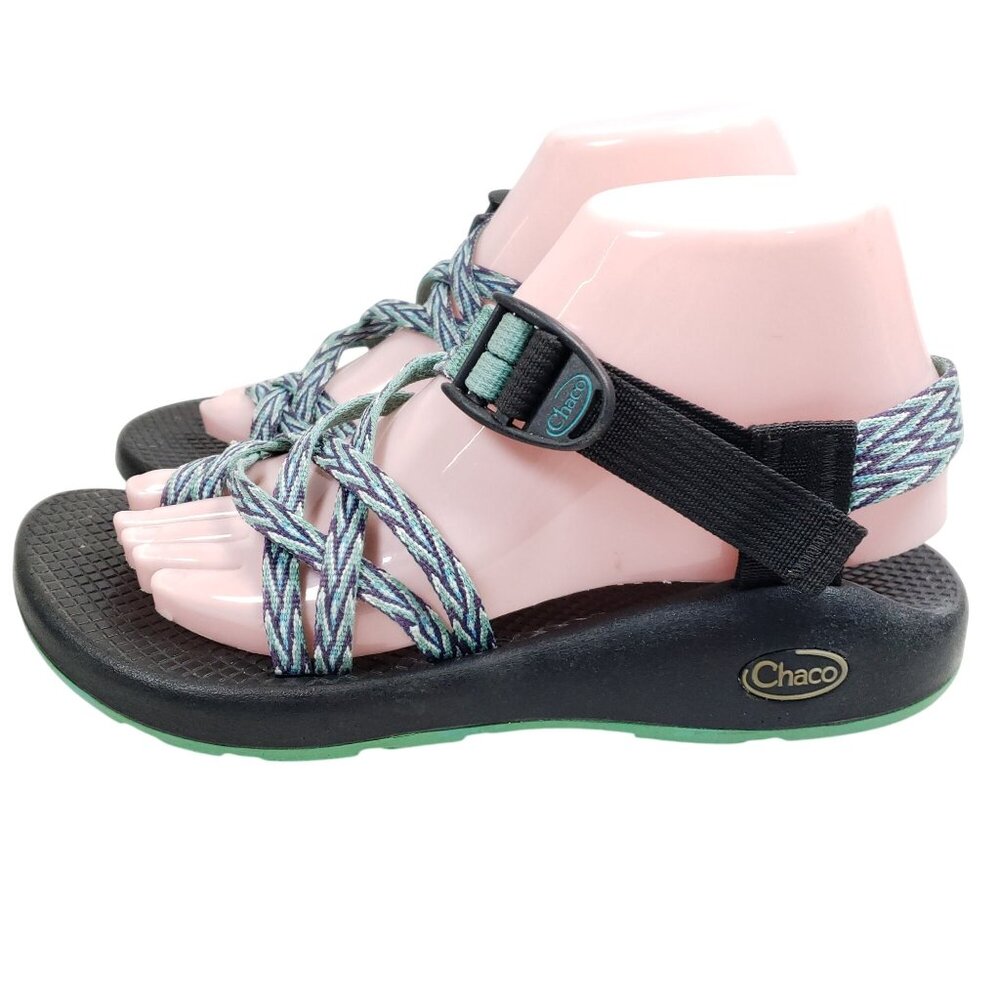 Chaco Women's Size 8 Zx/2 Sports Sandals Aqua - Picture 3 of 10